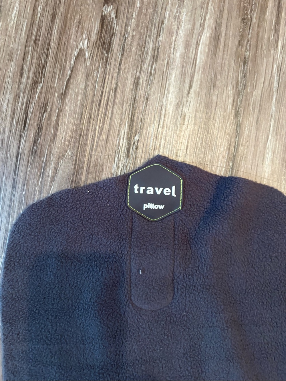 Travel Pillow Fleece Cover in Dark Navy